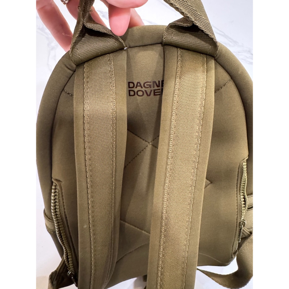Dagne Dover DAKOTA NEOPRENE Mini BACKPACK Olive Green - Picture 13 of 15
